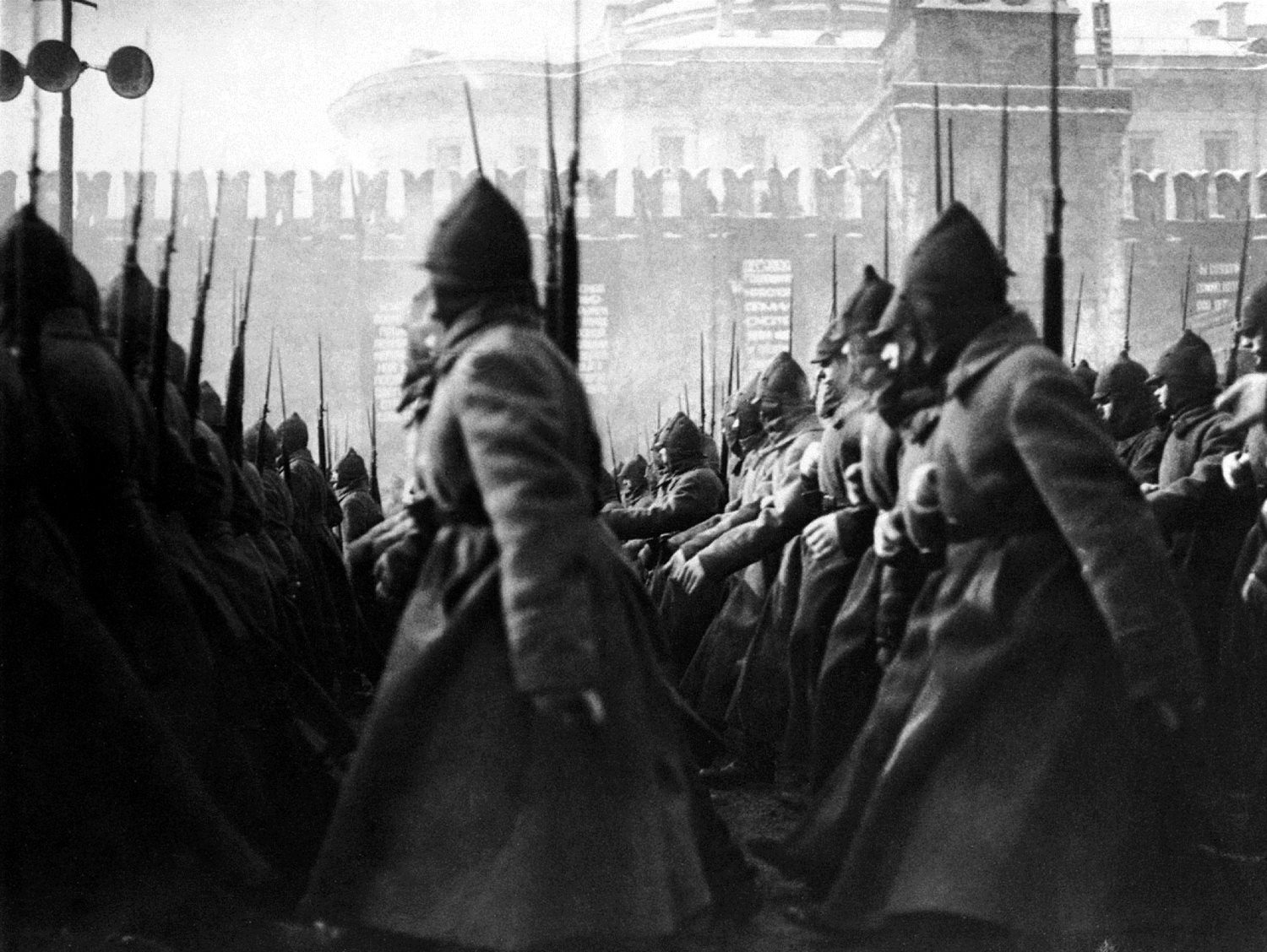 Парад РККА на красной площади 1920